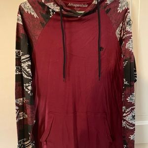 Aeropostal long sleeve T-shirt hoodie large mens AERO brand new